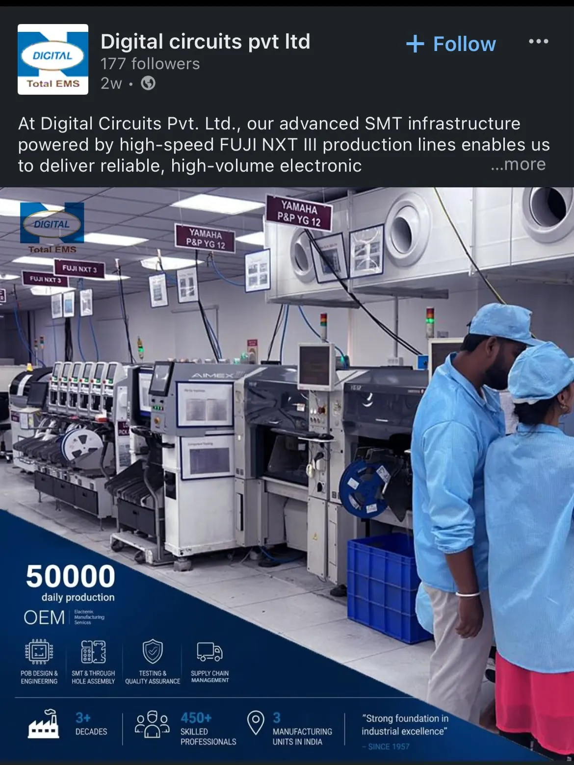 Digital Circuits LinkedIn post 2