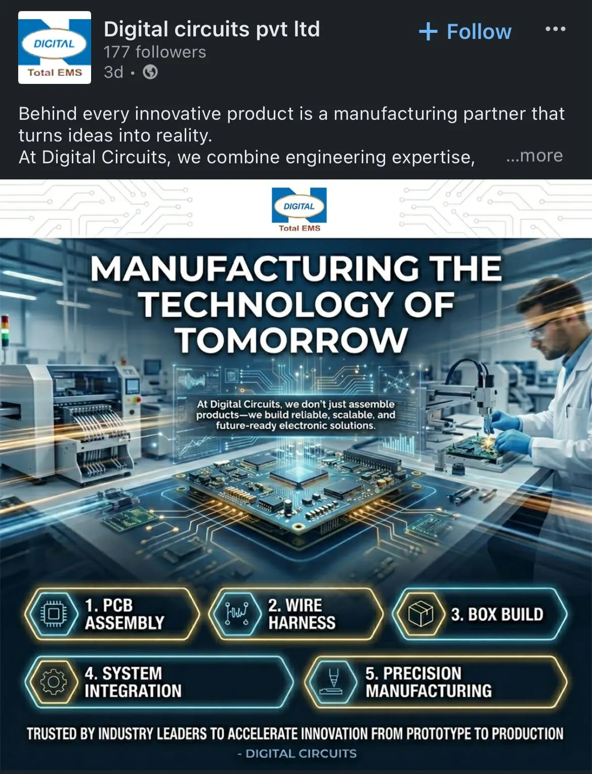 Digital Circuits LinkedIn post 3